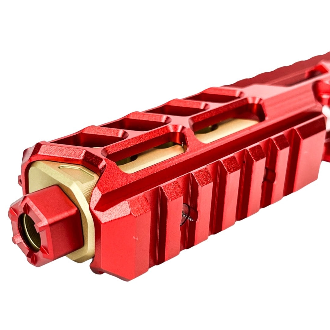CTM FUKU-2 CNC Upper Set V2 for AAP-01, CUTOUT (Long) - Red / Gold
