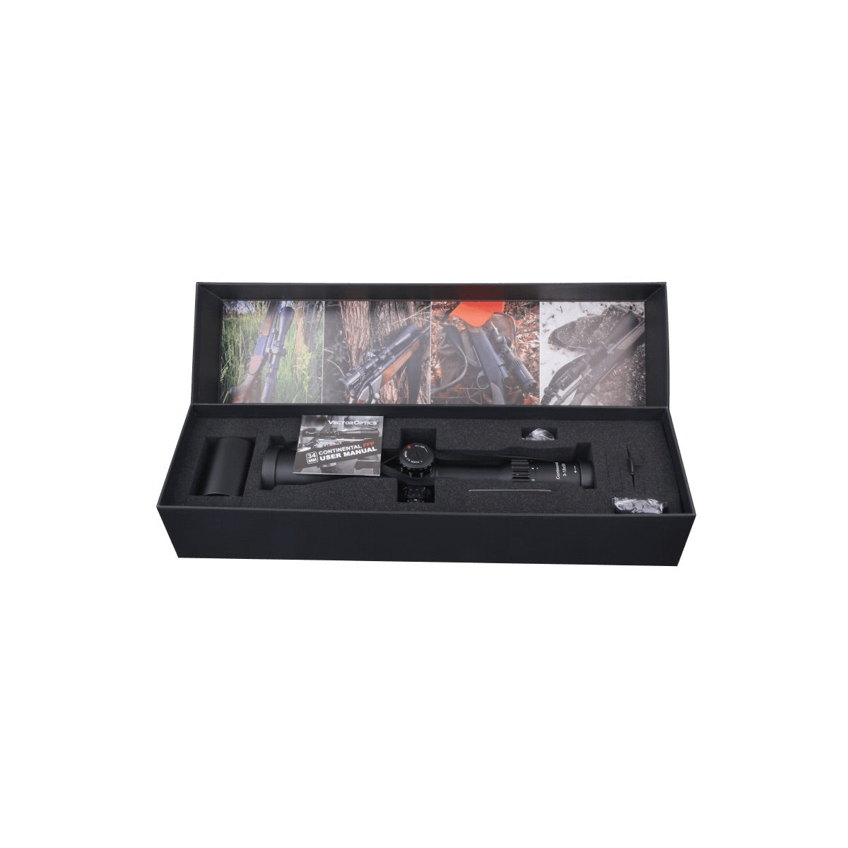 VO CONTINENTAL X6 3-18x50 FFP Riflescope - Black