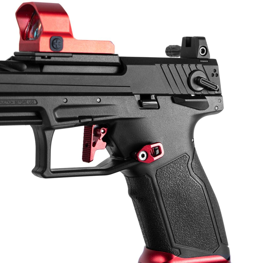 Novritsch TP22 CNC Speed Mag Release - Red