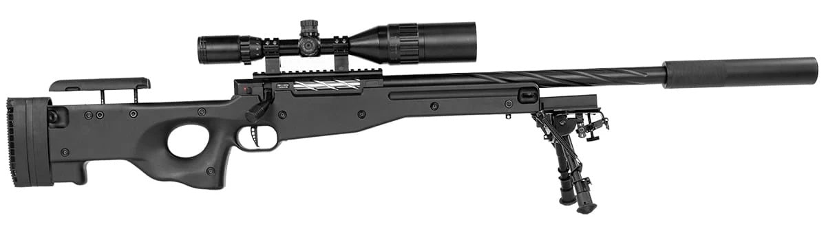 Novritsch SSG96 CNC Adapter for 14mm CCW Suppressor - Black