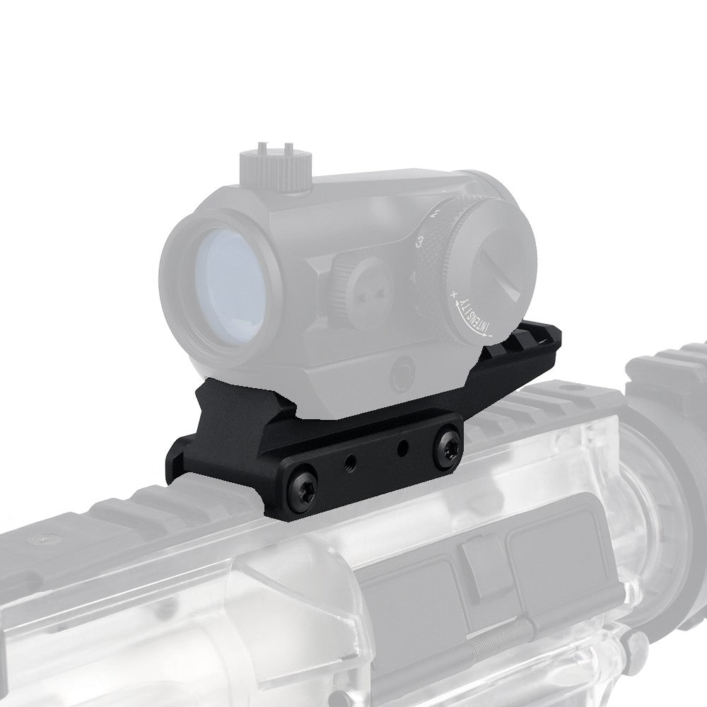 AIM-O SLITTA IN METALLO DA 20mm 8 SLOT CON RIALZO NERA (AO9034-B)