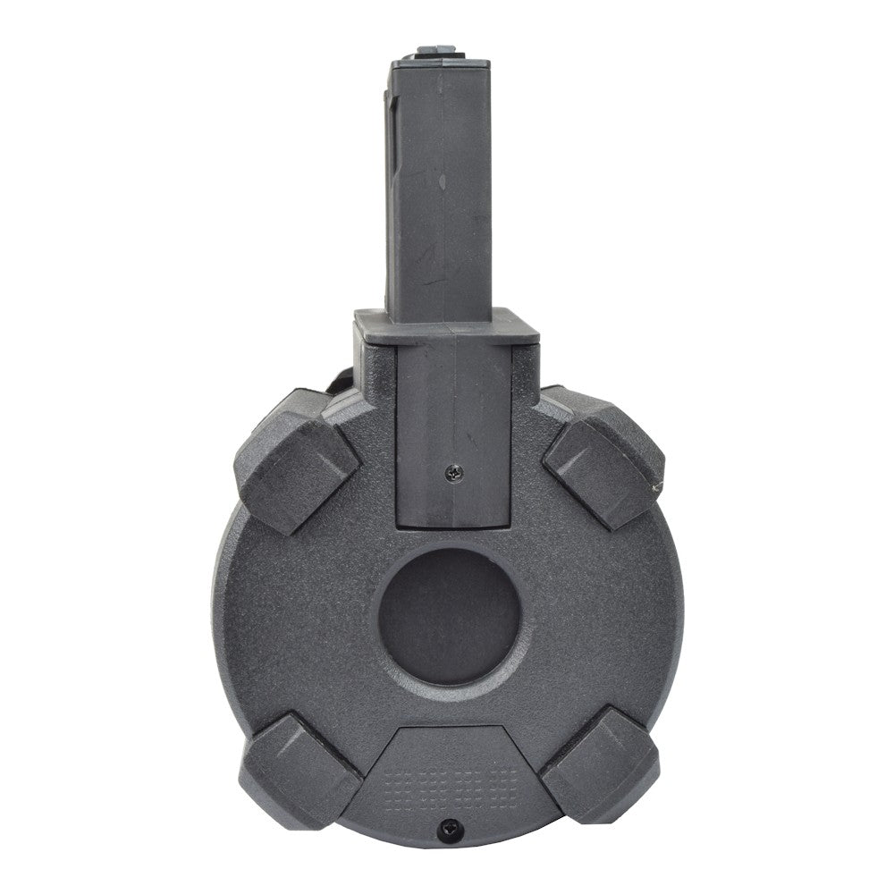 A&K CARICATORE DRUM ELETTRICO 1200 COLPI PER SERIE MP5 NERO (B90-4C BK)