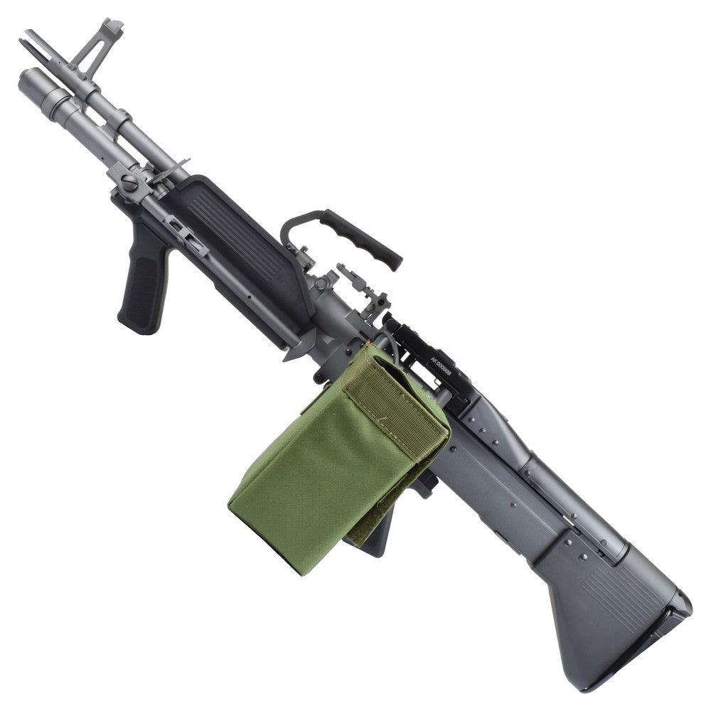 A&K FUCILE ELETTRICO MITRAGLIATORE LEGGERO M60E4 VIETNAM NERO (MK43)