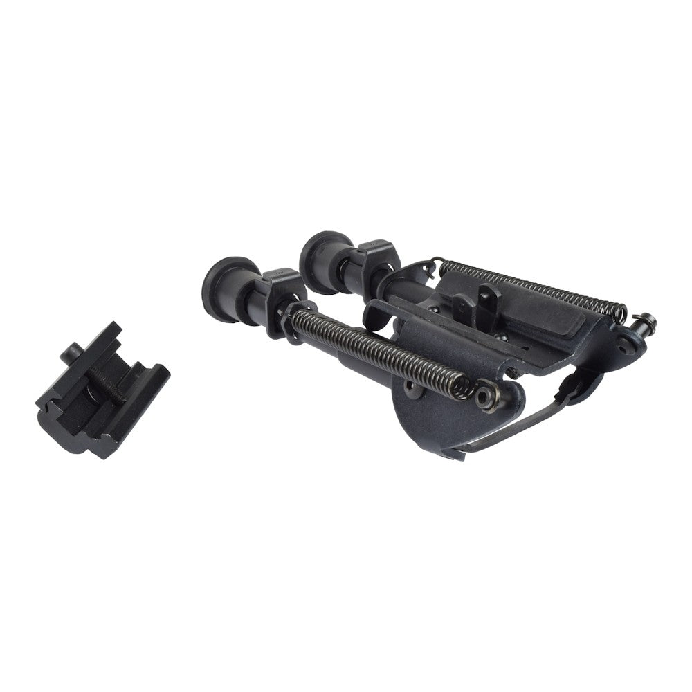 BATTLEAXE BIPIEDE PIEGHEVOLE ED ALLUNGABILE IN METALLO PER SNIPER ATTACCO RAIL NERO (01-1)
