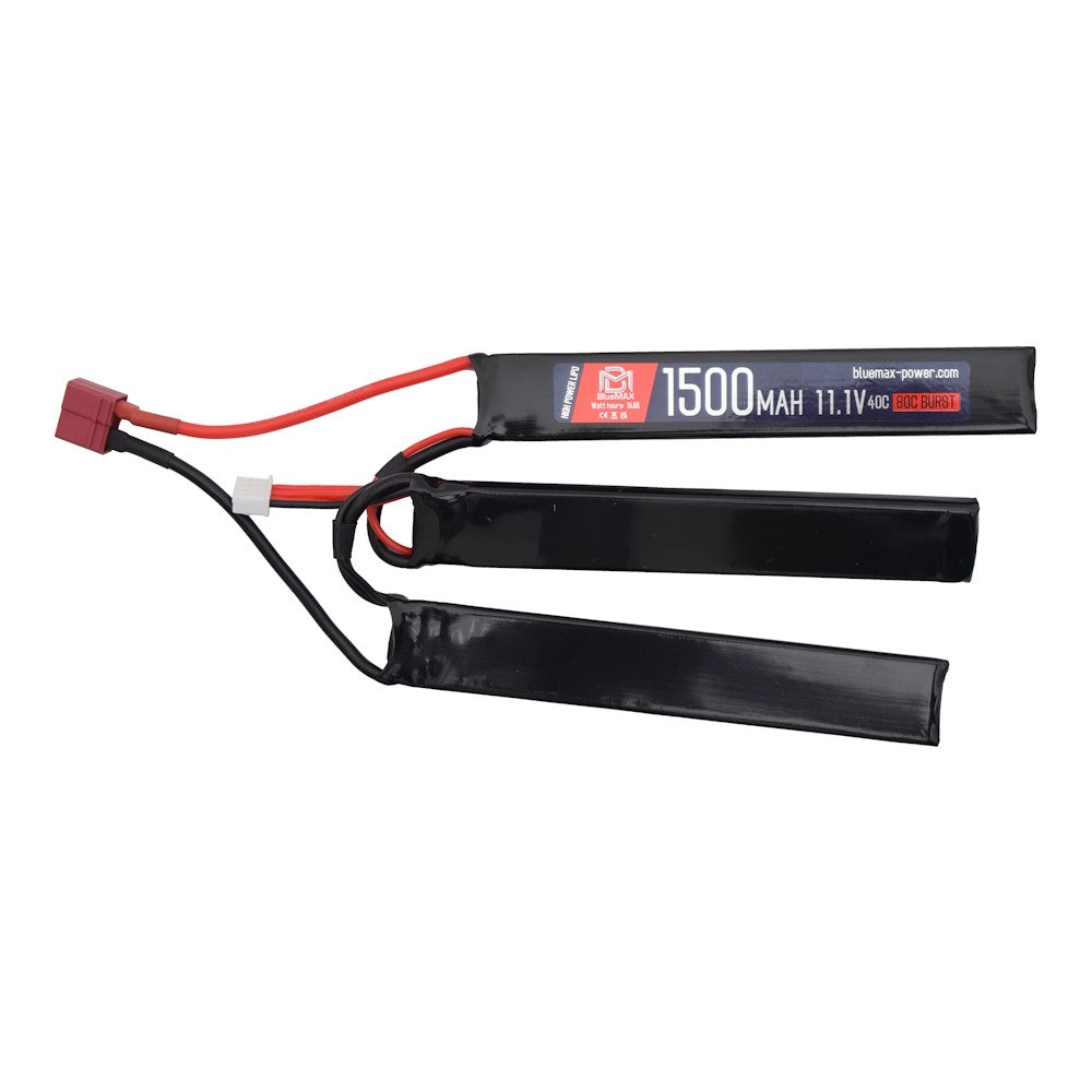 BLUEMAX POWER BATTERIA EXTREME LIPO 11.1 V x 1500MAH 40C TRIPLE DEANS (BM-11.1X1500TD)