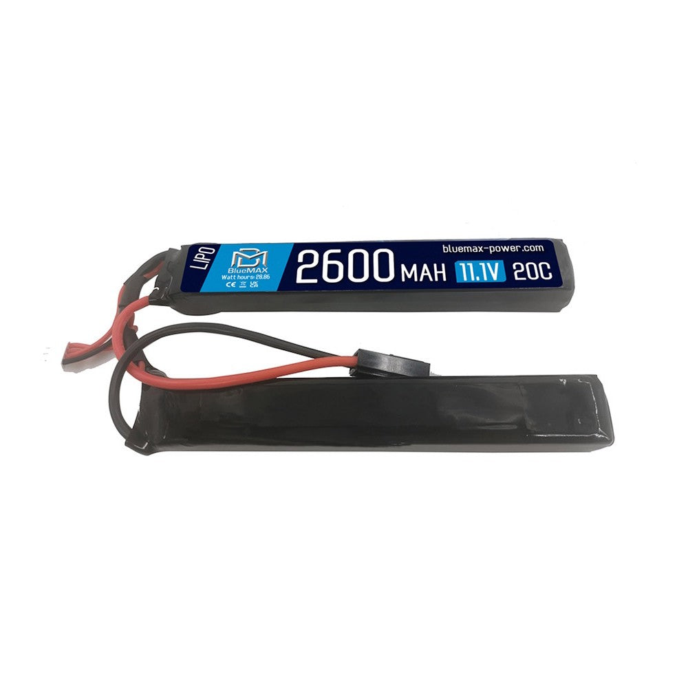 BLUEMAX POWER BATTERIA LIPO 11.1 V x 2600MAH 20C NUNCHUCK 2-STICK (BM-11.1X2600-S2)