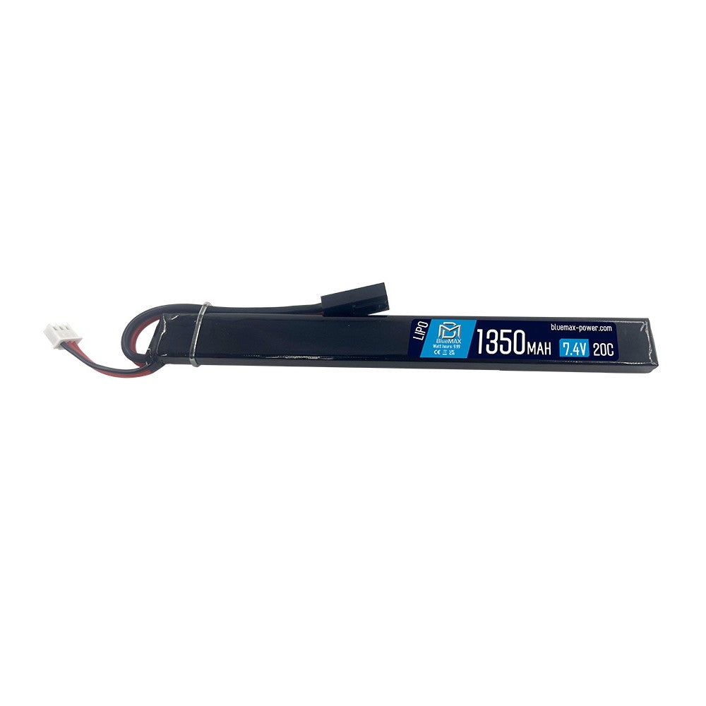 BLUEMAX POWER BATTERIA LIPO 7.4 V x 1350MAH 20C AK STICK (BM-7.4X1350)