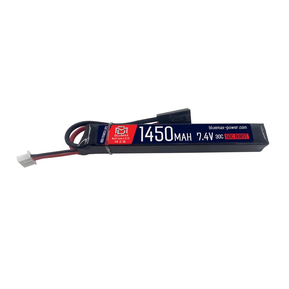 BLUEMAX POWER BATTERIA LIPO 7.4 V x 1450MAH 30C STICK (BM-7.4X1450)