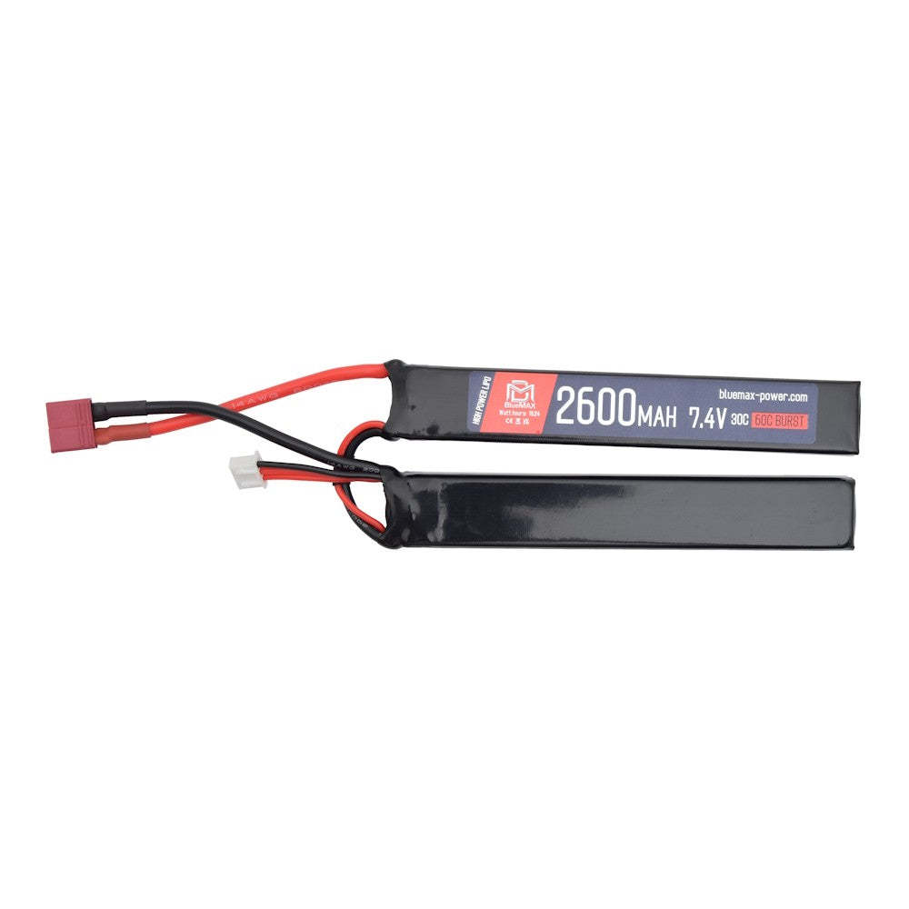 BLUEMAX POWER BATTERIA LIPO 7.4 V x 2600MAH 30C NUNCHUCK DEANS (BM-7.4X2600ND)