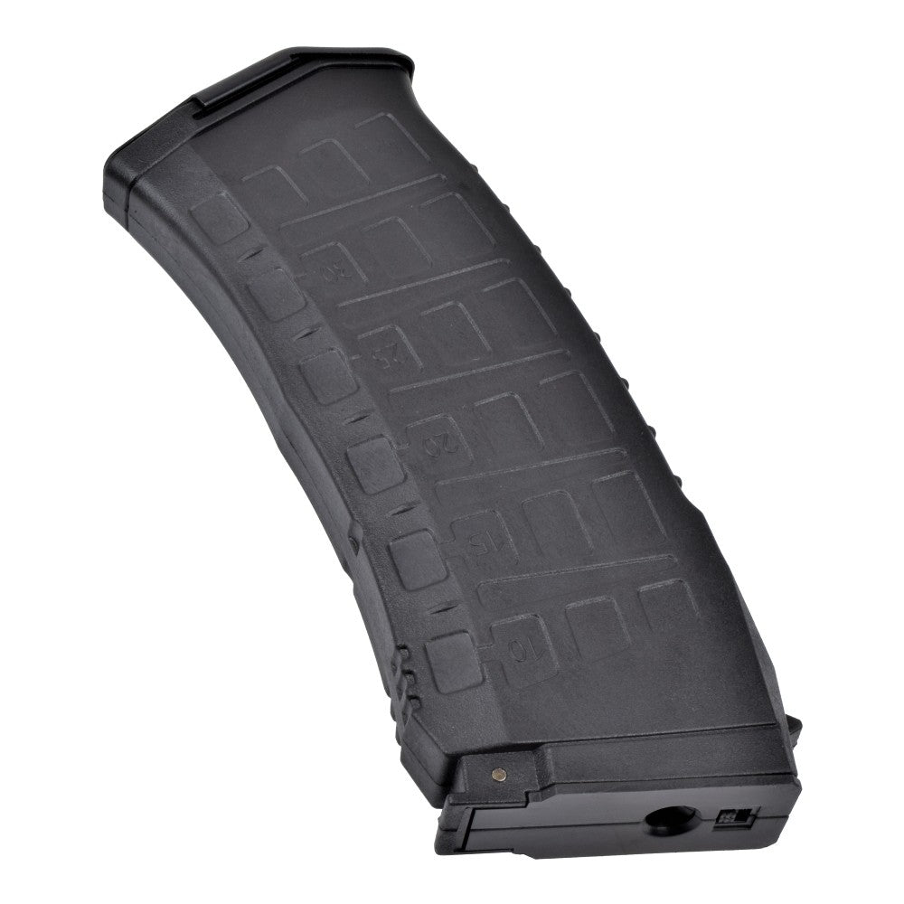 E&L CARICATORE MID-CAP MONOFILARE DA 150 COLPI IN POLIMERO SERIE AK 12 NERO(E&L-1116-08)