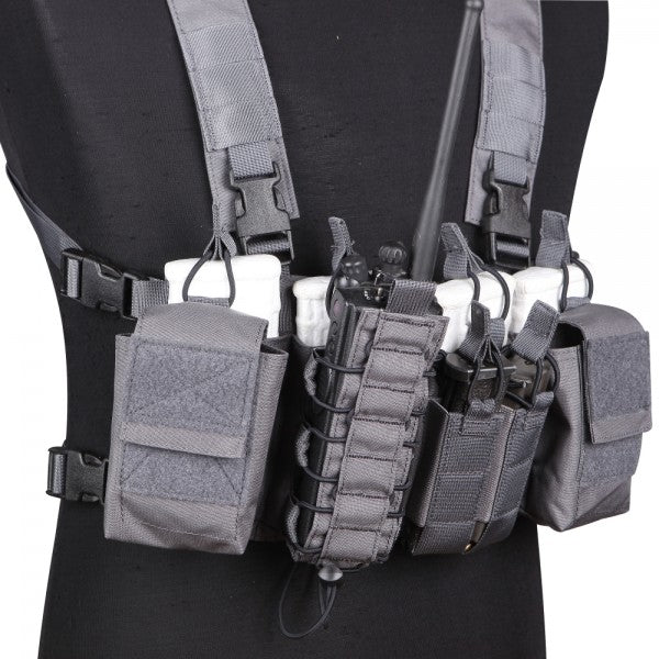 EMERSON GEAR TATTICO D3CR TACTICAL CHEST RIG GRIGIO WOLF GREY (EM7442WG)