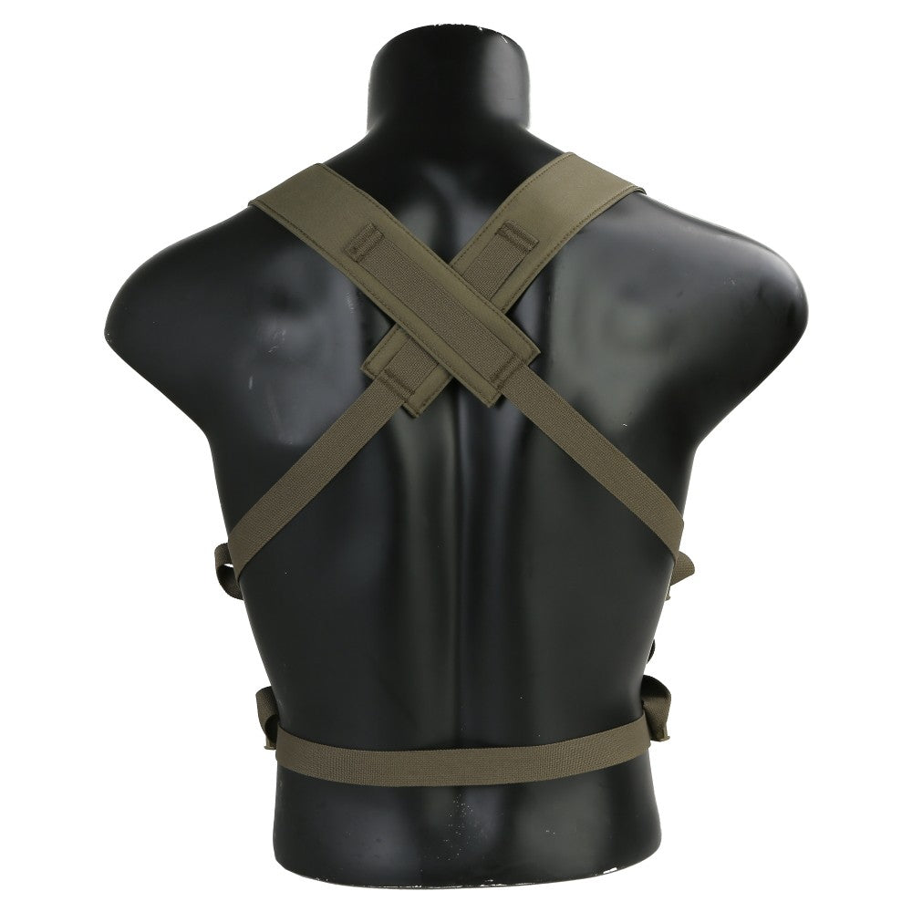 EMERSON GEAR TATTICO MICRO CHEST RIG VERDE RG RANGER GREEN (EM9557RG)