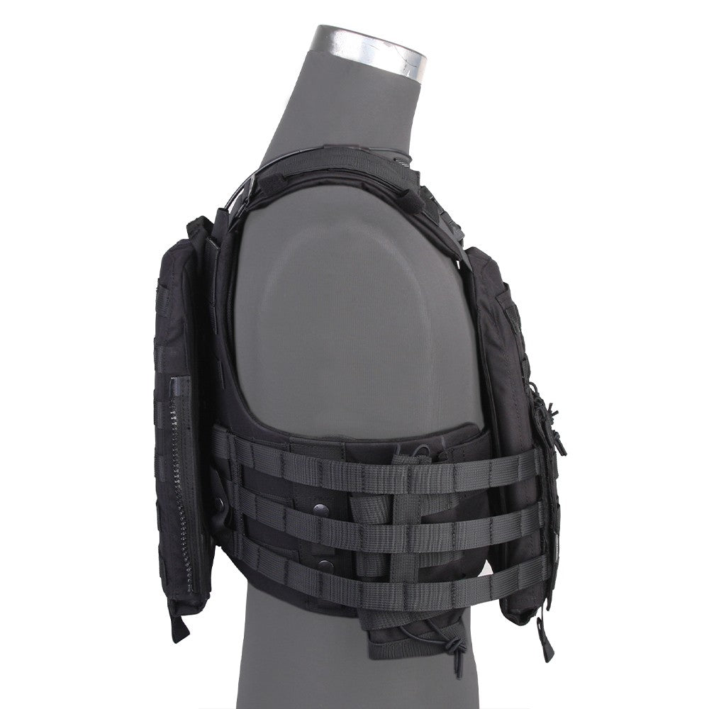EMERSON GEAR TATTICO NAVY Cage PLATE CARRIER NCPC TACTICAL VEST NERO BLACK (EM7435F)