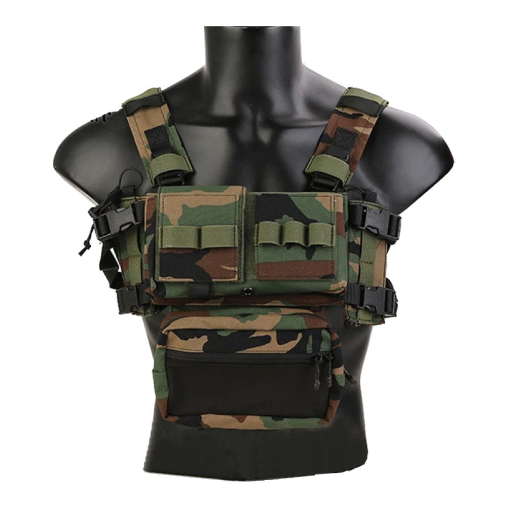 EMERSON GEAR TATTICO TACTICAL Micro MK3 CHEST RIG WOODLAND (EM2961WL)
