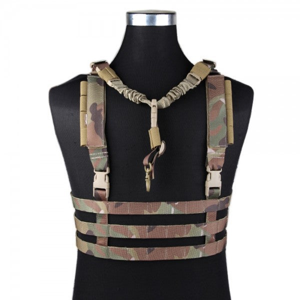 EMERSON GEAR TATTICO MOLLE SYSTEM LOW PROFILE CHEST RIG MC MULTICAM (EM7452)