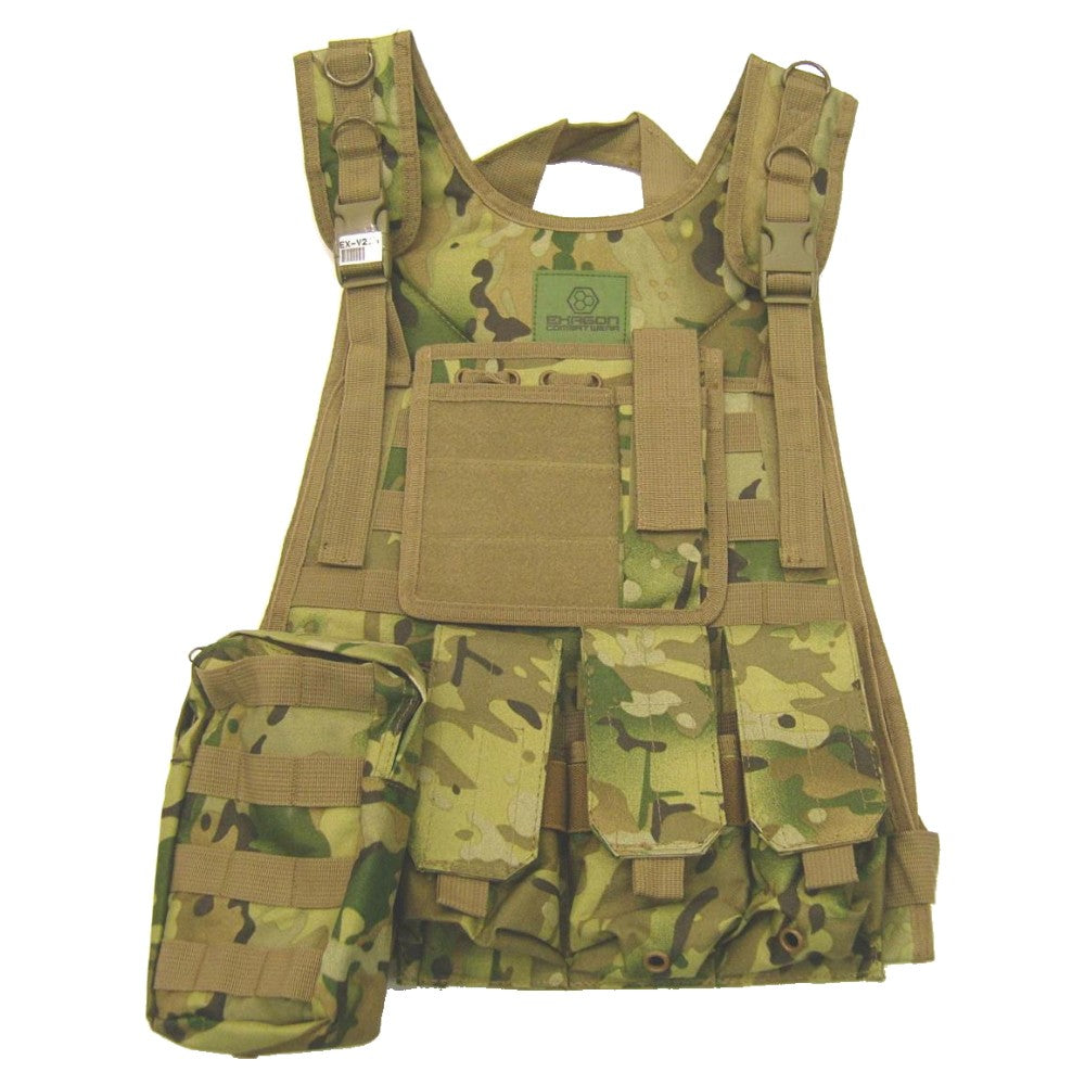 EXAGON TACTICAL VEST TATTICO SGANCIO RAPIDO MULTICAM (EX-V21M)