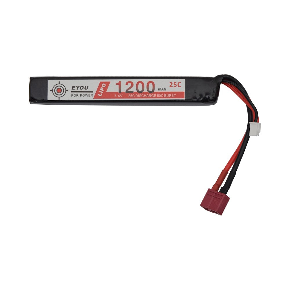 EYOU BATTERIA LIPO 7.4V X 1200MAH 25C STICK DEANS (EY-7.4X1200D)