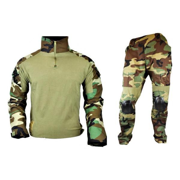JS-TACTICAL MIMETICA COMBAT JS WARRIOR WOODLAND TAGLIA M (JSWAR-W-M)