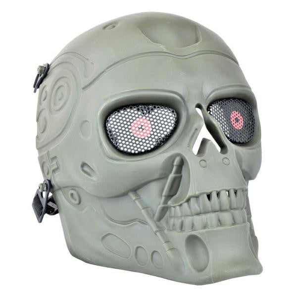 WOSPORT MASCHERA INTEGRALE PROTEZIONE TERMINATOR VERDE (WO-MA90V)