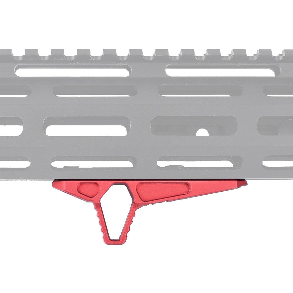 METAL GRIP HAND-STOP PER KEYMOD / M-LOK IN METALLO ROSSA (ME6087-RED)