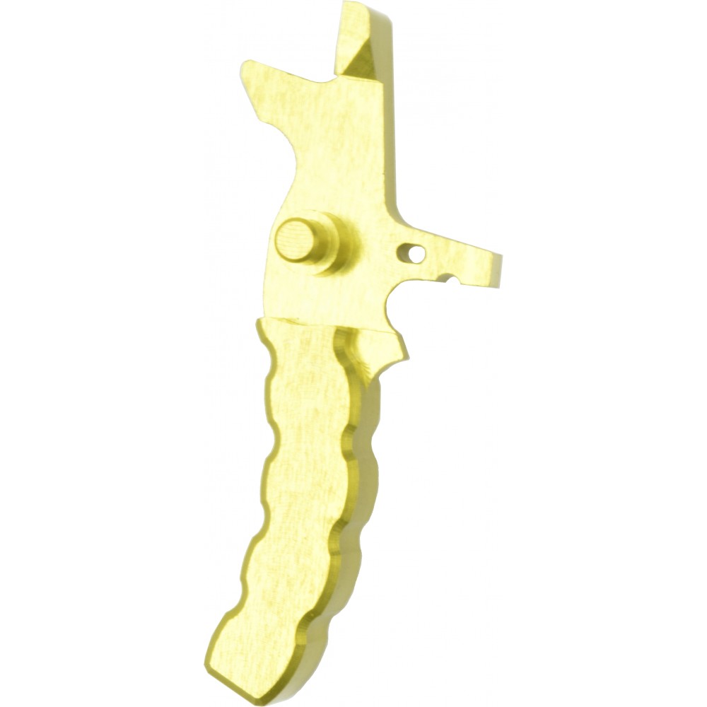 RETROARMS GRILLETTO CNC AR15 TIPO F GIALLO (RA-6933)