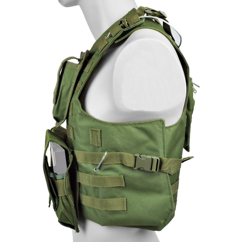 ROYAL GILET CLASSICO TACTICAL VEST VERDE OLIVE DRAB (VT-1104V)