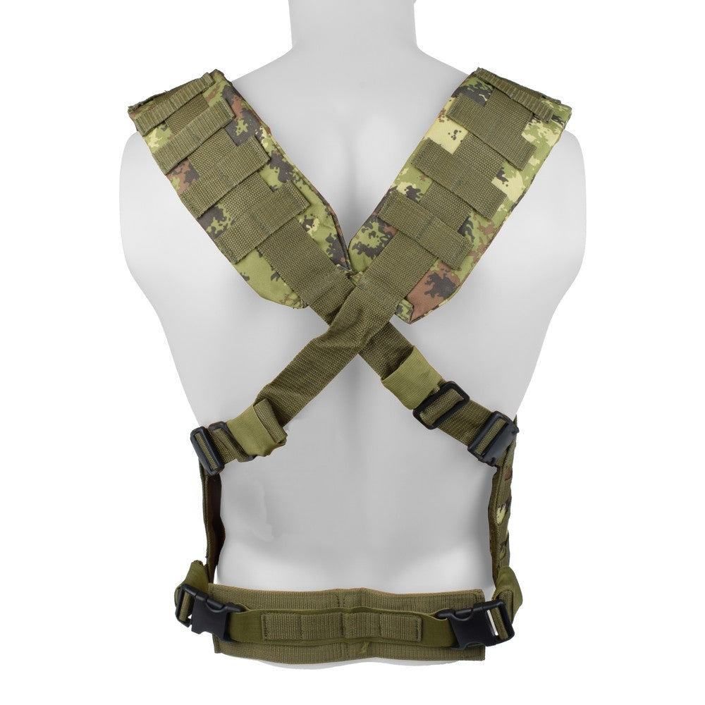 ROYAL TACTICAL VEST TATTICO COMPLETAMENTE SISTEMA MOLLE VUOTO VEGETATO ITALIANO (H7011TC)