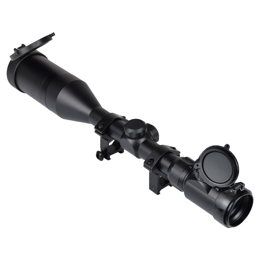 SNOW WOLF OTTICA ILLUMINATA ZOOM 3X-9X LENTE 50mm NERO (SW-0219)