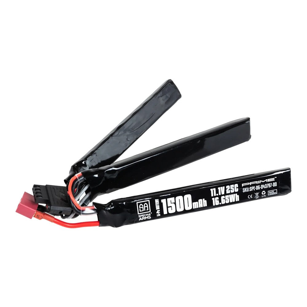 SPECNA ARMS BATTERIA LI-PO 11.1V x 1500MAH 25C NUNCHUCK 3 DEANS MINI G-TECH (SPE-06-043797)