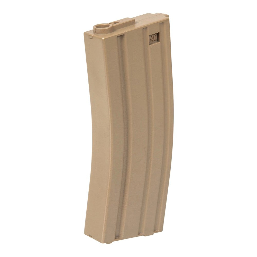 SPECNA ARMS CARICATORE MONOFILARE MID-CAP 140 COLPI PER SERIE M4 / M16 TAN (SPE-05-025500)