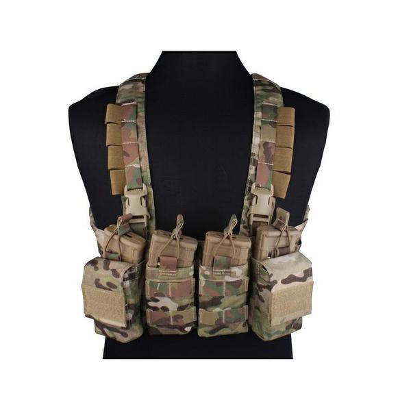 EMERSON GEAR TATTICO TACTICAL VEST EASY CHEST RIG MULTICAM MC (EM7450)