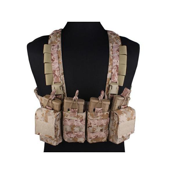 EMERSON GEAR TATTICO TACTICAL VEST EASY CHEST RIG AOR1 DESERT MARPAT (EM7450AR1)