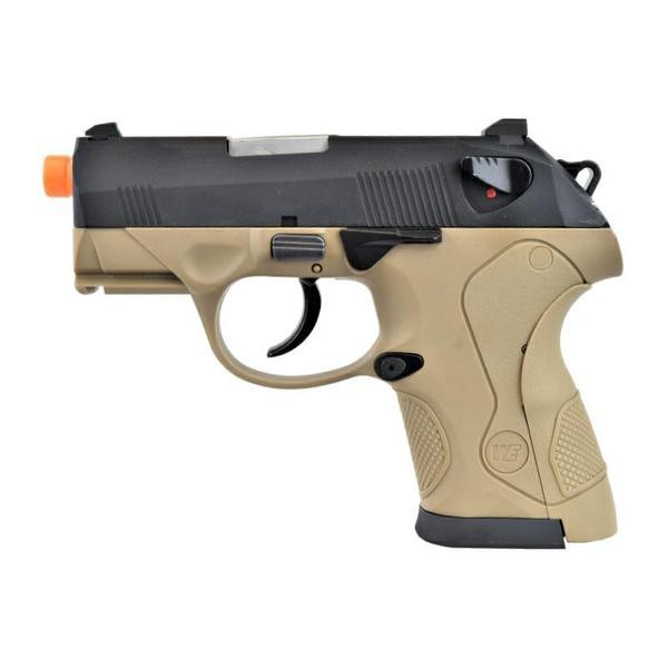 WE PISTOLA A GAS SCARRELLANTE BULLDOG PX4 COMPACT DUAL TONE NERA / TAN (WD01T)