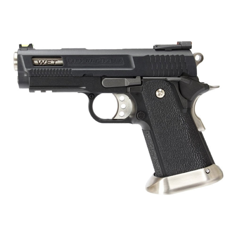WE PISTOLA A GAS HI-CAPA 3.8 BABY HICAPA WET-2 BRONTOSAURUS NERA (WH7WET-2)