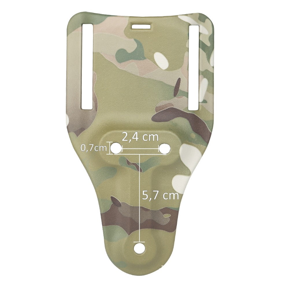 WOSPORT ADATTATORE CORTO DA CINTURA BASSO PER FONDINE QUICK PULL MULTICAM (WO-GB55CP)