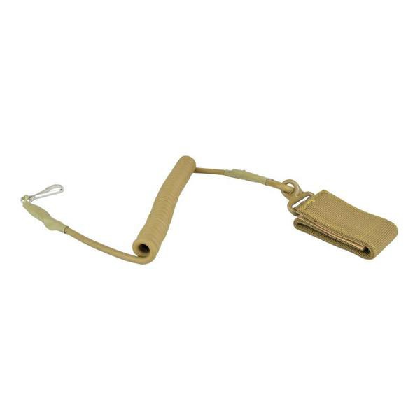 WOSPORT CINGHIA RITENZIONE PISTOLA ELASTICA CORDINO MULTIFUNZIONE TAN (WO-SL37T)