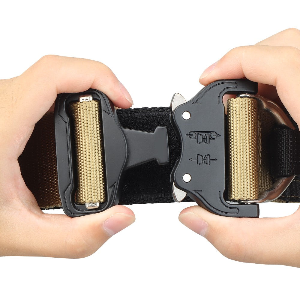 WOSPORT CINTURA TATTICA CON FIBBIA COBRA IN METALLO KNIGHT BELT TAN (WO-BA22T)