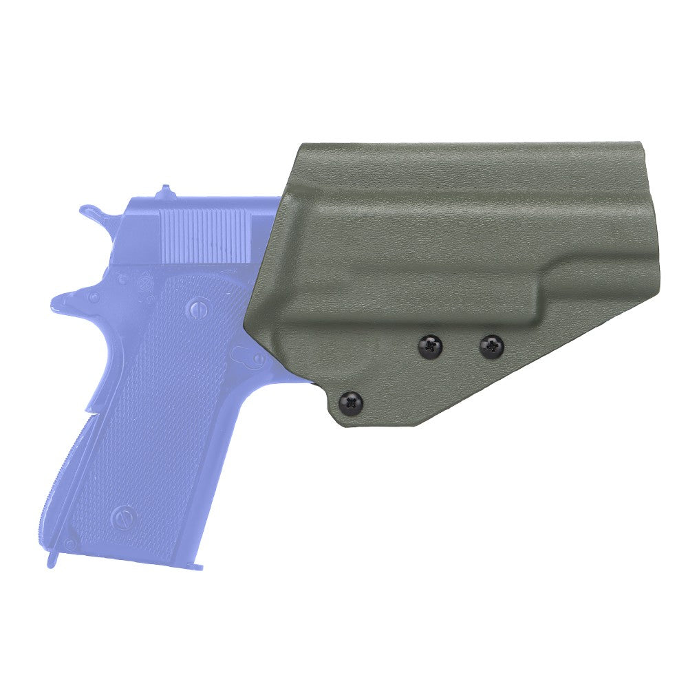 WOSPORT FONDINA DA COMPETIZIONE IN KYDEX QUICK PULL PER SERIE 1911 VERDE OLIVE DRAB (WO-GBK14V)