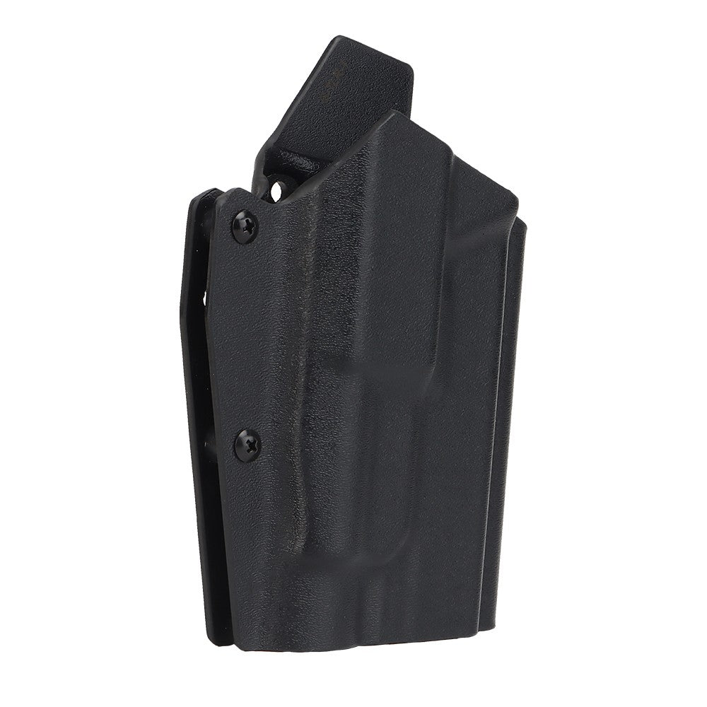 WOSPORT FONDINA DA COMPETIZIONE IN KYDEX QUICK PULL PER SERIE GLOCK CON TORCIA TLR-1 NERA (WO-GB01B)