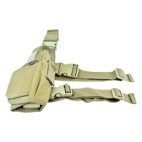 WOSPORT FONDINA COSCIALE TATTICA PER DESTRI IN CORDURA TAN (WO-GB11T)