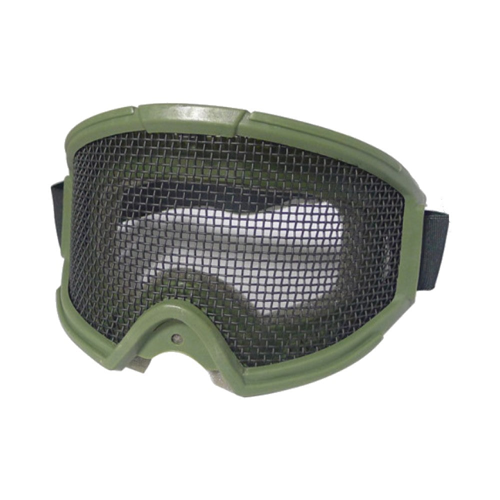 WOSPORT MASCHERA CON RETE METALLICA VERDE OLIVE DRAB (6058V)