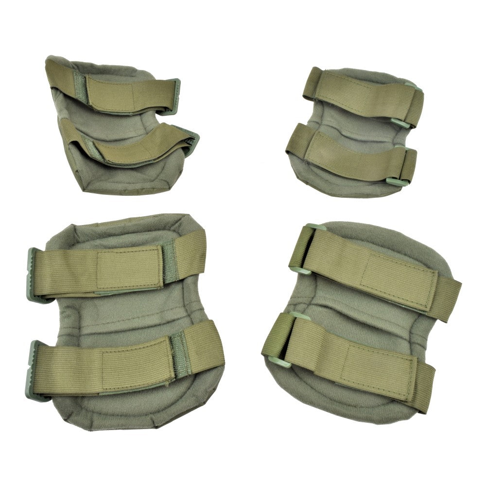 WOSPORT SET GINOCCHIERE E GOMITIERE XPAD VERDI OLIVE DRAB (EX-PA3OD)