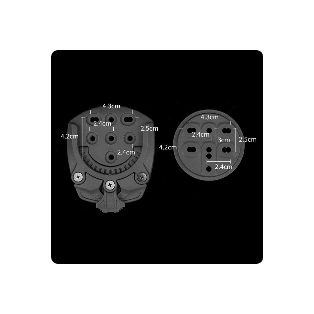 WOSPORT SUPPORTO BASE ROTABILE 360° PER FONDINE (WO-GBACC19)