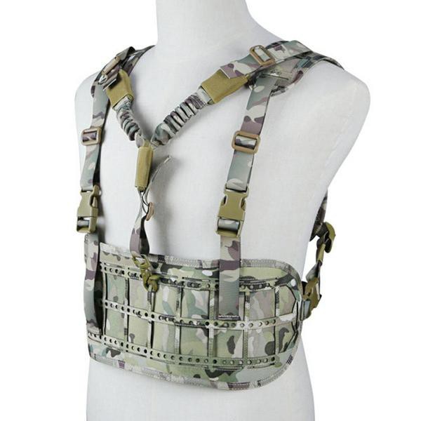 WOSPORT TACTICAL ONE-POINT SLING VEST MOLLE PANEL MULTICAM (WO-VE52M)