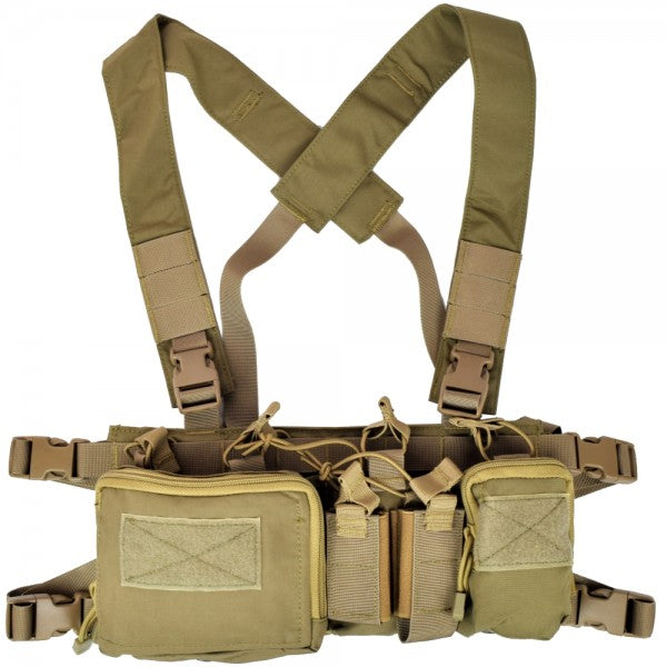 WOSPORT TACTICAL VEST CHEST RIG RECON MULTIFUNZIONE TAN (WO-VE57T)