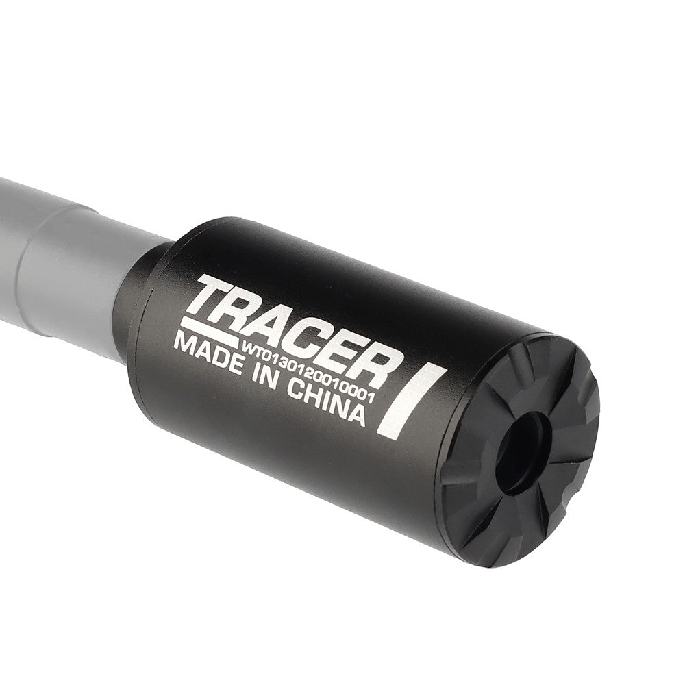 WOSPORT UNITA SILENZIATORE TRACCIANTE CORTO TRACER I 14mm NERO (WO-EX13B)