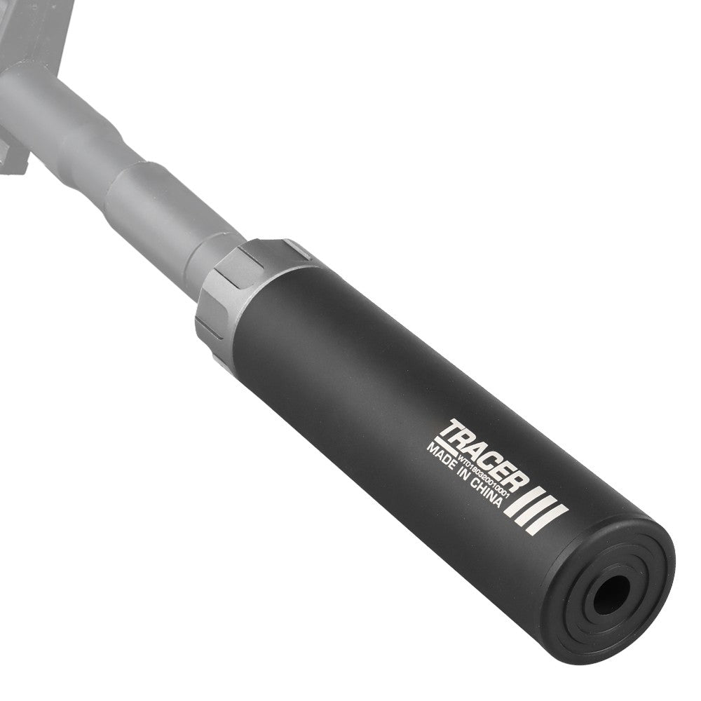 WOSPORT UNITA SILENZIATORE TRACCIANTE LUNGO TRACER III 15.8mm X 14mm CCW NERO (WO-EX20B)