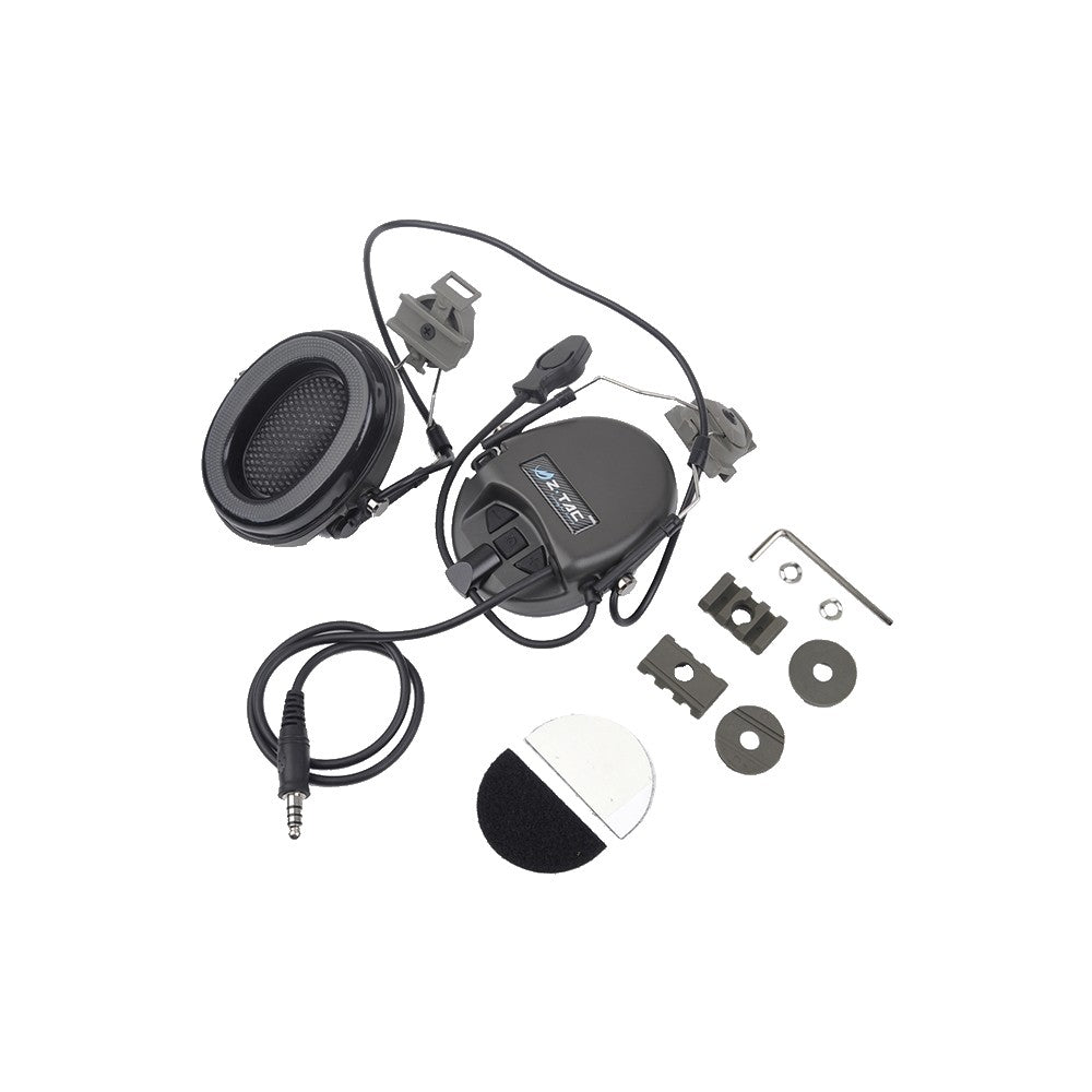 Z-TAC KIT CUFFIE E MICROFONO PER ELMETTI ARC RIDUZIONE RUMORE VERDE FOLIAGE GREEN (EL-Z034FG)