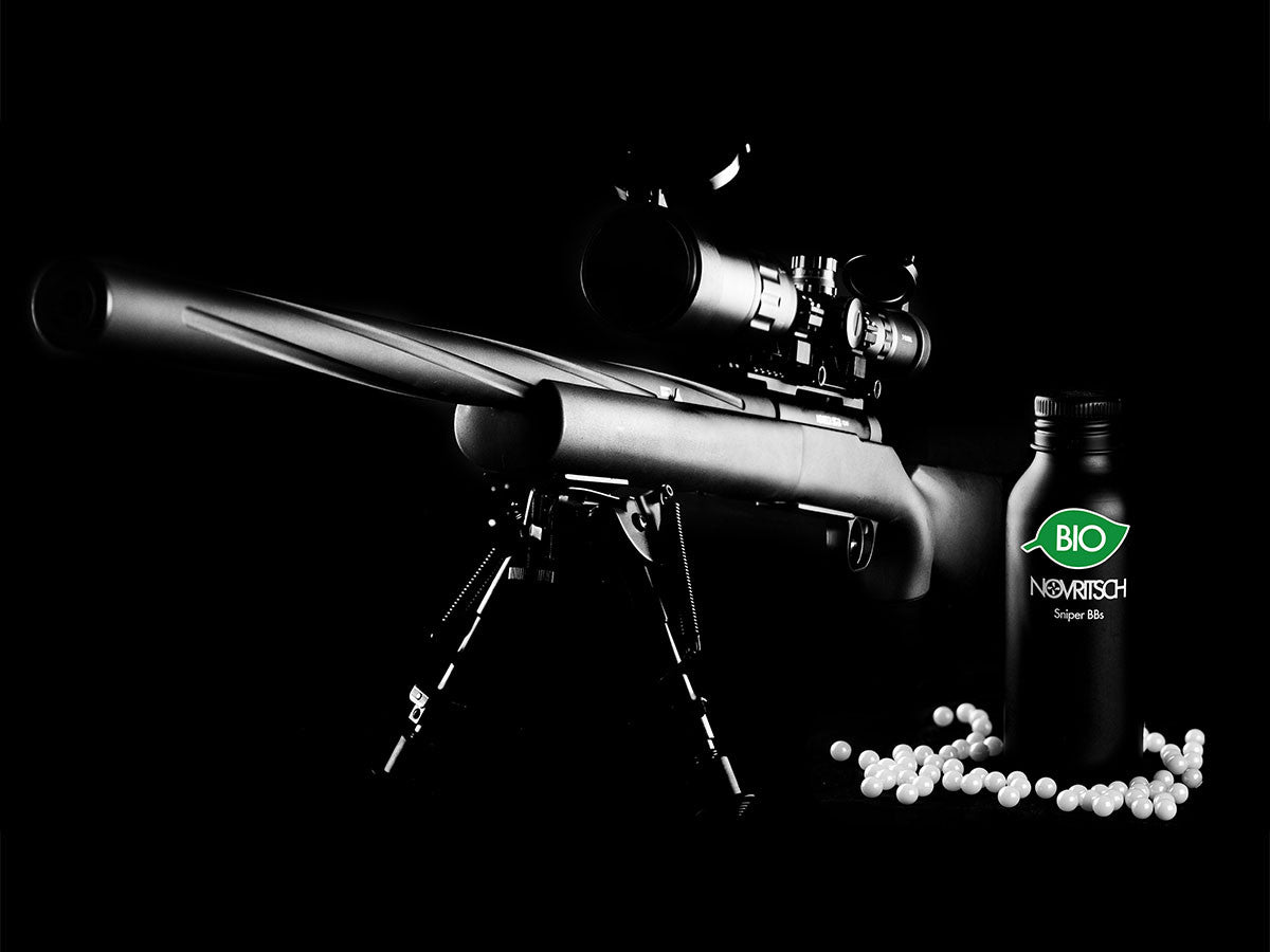 Novritsch SNIPER BBs Premium BIO Pellets 0.40g, 530 BBs - White