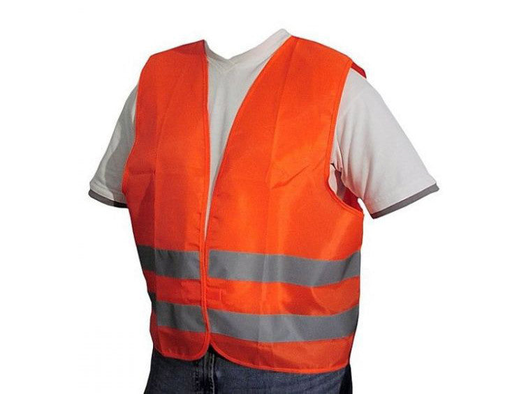 giubbotto catarifrangente Reflective vest orange ALEX